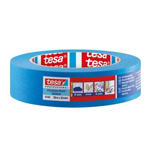 Maskeringstejp Precision Outdoor 30mmx50m Blå 5st Tesa