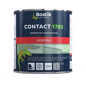 Kontaktlim Kontakt 1782 1 Liter Farveløs Bostik