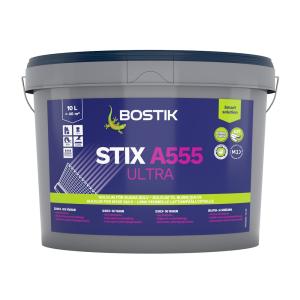 Gulvklæbende Vinyl Stix A555 Ultra 10 Liter Hvid Bostik