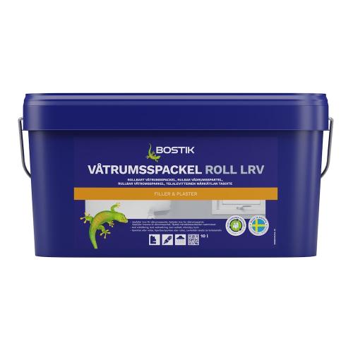 Vægspartelmasse/Let Vådrumsrulle-LRV 10 Liter Hvid Bostik