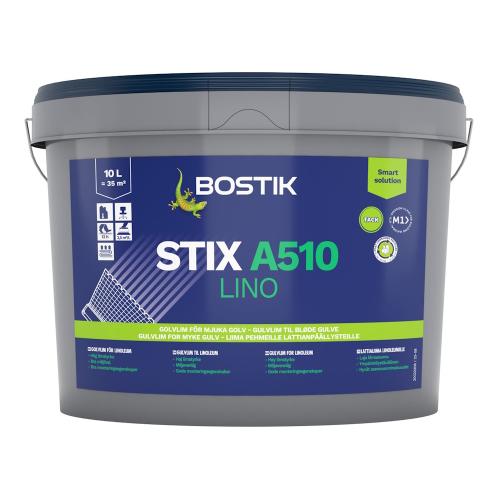 Gulvlim Linoleum Stix A510 Lino 10 Liter Bostik