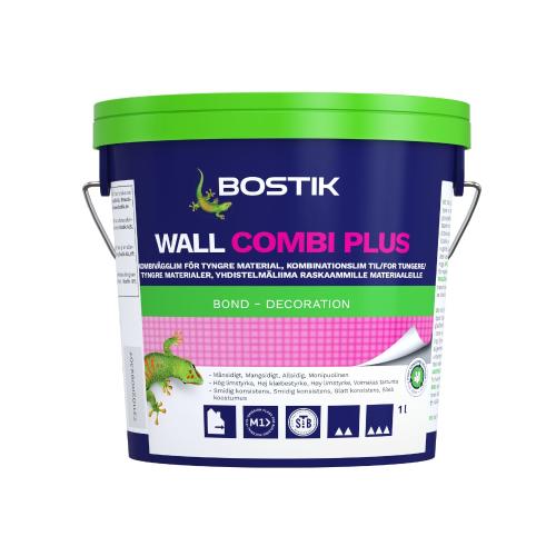 Tapetlim Wall Kombineret Plus 1 Liter Bostik