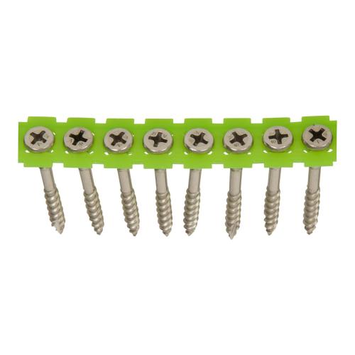 Fasadskruv Bandad PH2 4,4x45mm Rostfritt Syrafast A4 Blank 1000st Essve