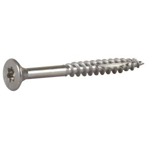 Träskruv Essdrive Försänkt Huvud 5,0x60mm Rostfri A4 C5 10st Essve