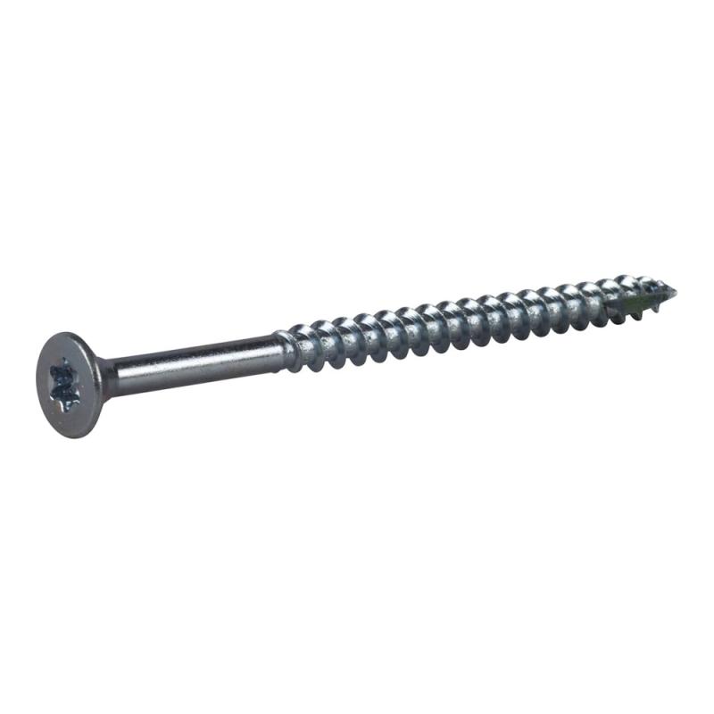 Træskrue Med Fuldt Gevind Og Forsænket Hoved 6x90mm FZB C1 100stk Essve