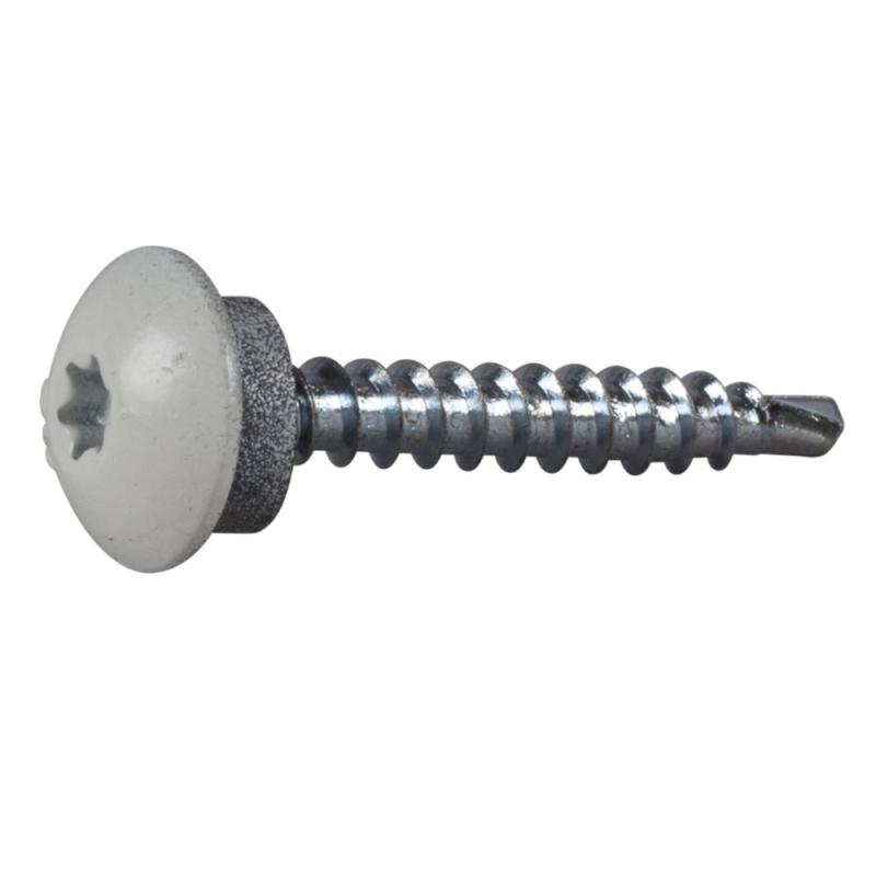 Gårdskrue Decor TX25 4,8x35mm Hvid 250stk Essve