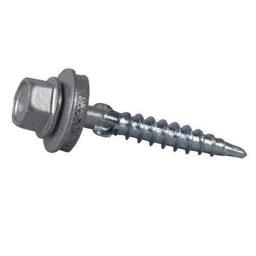 Farmer Skrue Med Borespids Vinger Skive 4,8x35mm Sølv 250stk Essve