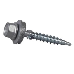 Farmer Skrue Med Borespids Vinger Skive 4,8x35mm Sølv 250stk Essve