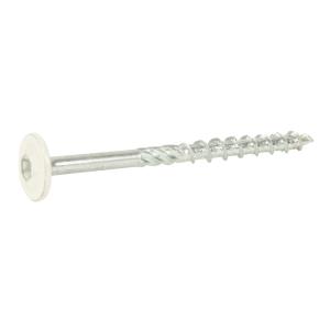 Construction Screw-W (WAF) With Large White Painted Head FZB 6x80mm 100pcs Essve