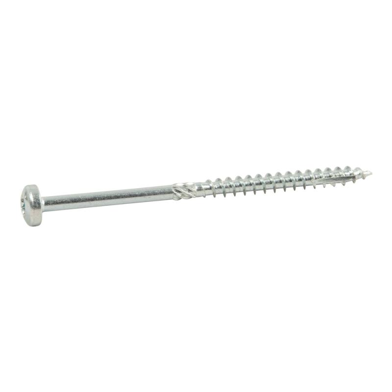 Træskrue Essdrive Kuglehoved TX30 6x100mm Blank Zink C1 100stk Essve