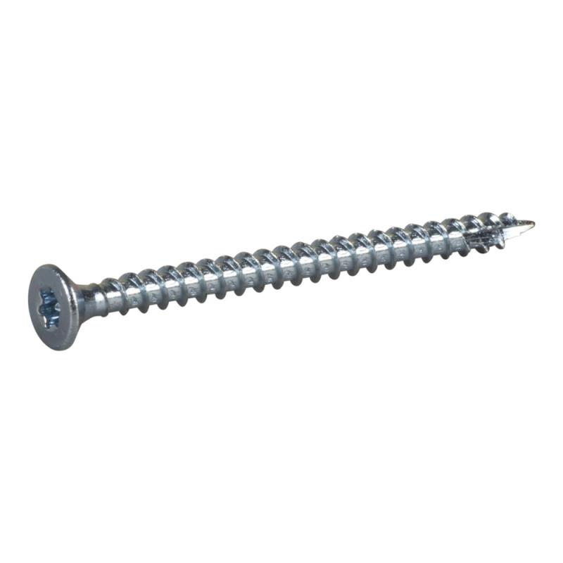 Træskrue Forsænket Hoved Fuldgevind TX10 3x40mm Blankforzinket C1 200stk Essve