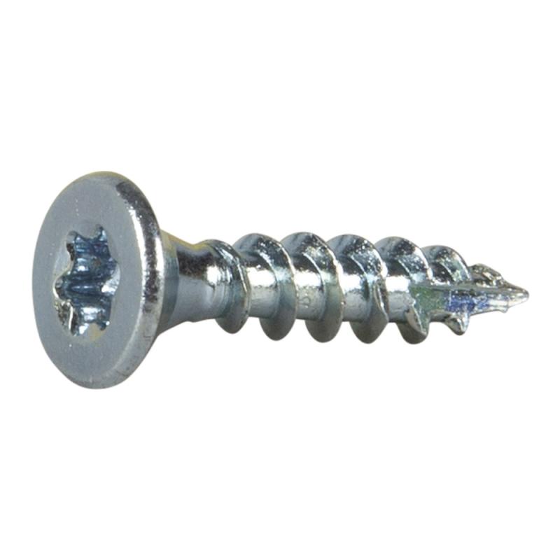 Træskrue Forsænket Hoved Fuldgevind TX20 4x20mm Blankforzinket C1 200stk Essve