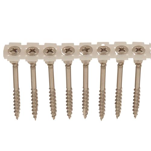 Båndmonteret Terrasseskrue 4,2x42mm Rustfrit Stål Syrebestandigt A4 C5 1000stk Essve