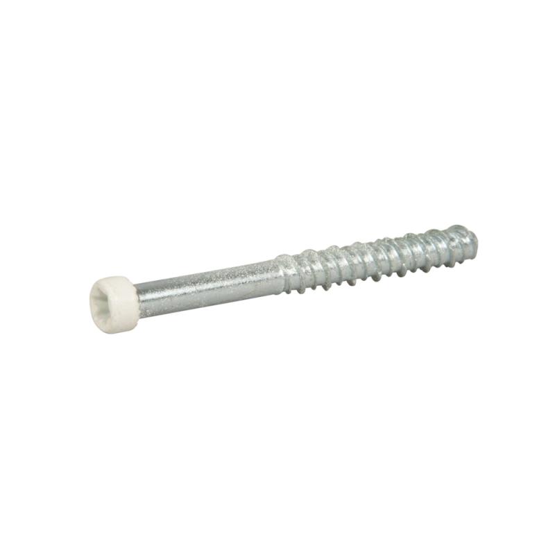 Betongskruv För Vita Lister/SO ECS-CY FZB C1 5,0(4)x50mm Vit 100st Essve