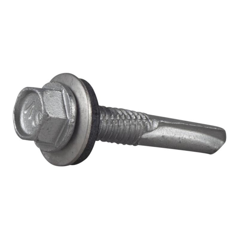 Byggplåtskruv Borrsp Sexkantshuvud A2 Bricka 5,5x32mm Corrseal C4 200st Essve