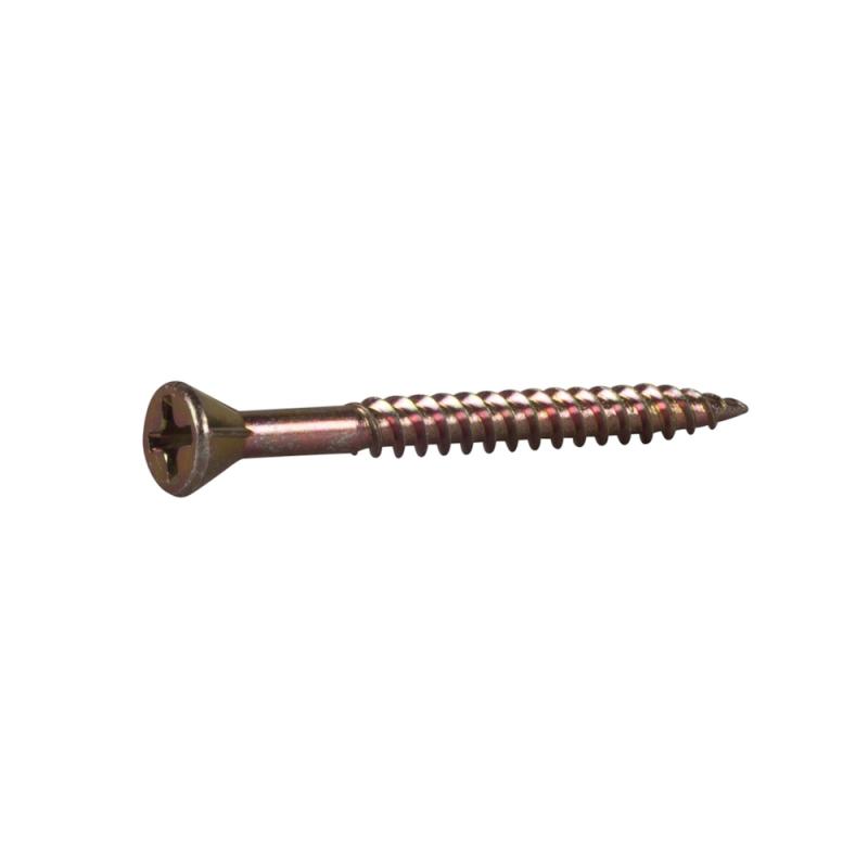 Spånplade- Og Pladeskrue Ph2 3,9x42mm Gul Chrom 900stk Essve