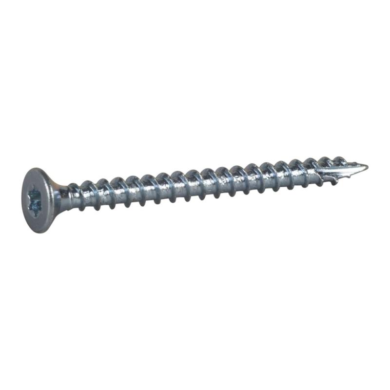 Træskrue Forsænket Hoved Fuldgevind TX10 3x30mm Blankforzinket C1 200stk Essve