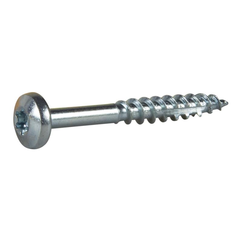Træskrue Essdrive Kuglehoved TX30 6x50mm Blank Zink C1 200stk Essve