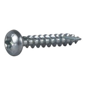 Træskrue Kuglehoved Fuldgevind TX20 4x25mm Blank Zink C1 200stk Essve