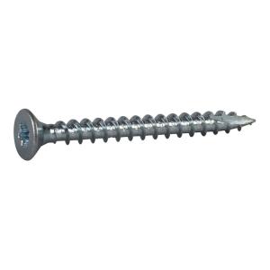 Träskruv Försänkt Huvud Helgängad 6x60mm FZB C1 100st Essve