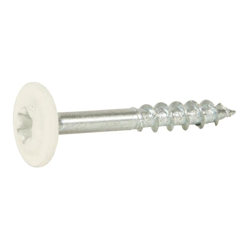 Trækonstruktionsskrue WAF 4,0x30mm FZB+ C1 Hvid 200stk Essve
