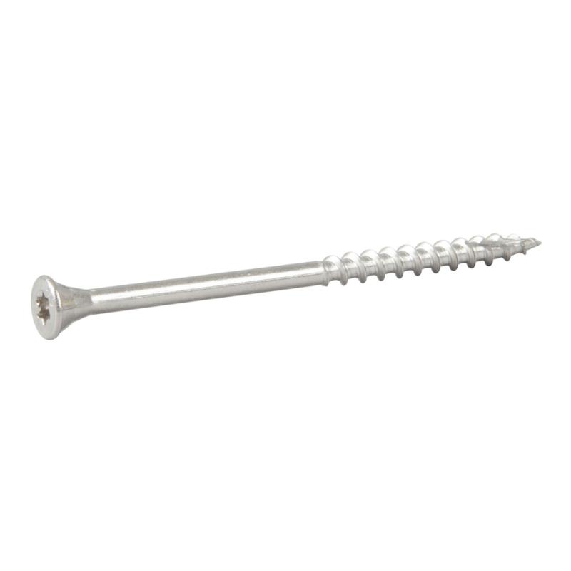 Facadeskrue TX20 4,4x72mm Rustfri Syrefast A4 Blank 250stk Essve