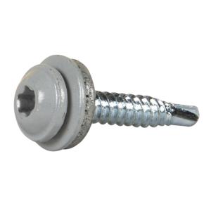 Monteringsskrue Med Skive Til Vandbræt TX20 4,2x25mm Sølv 100stk Essve