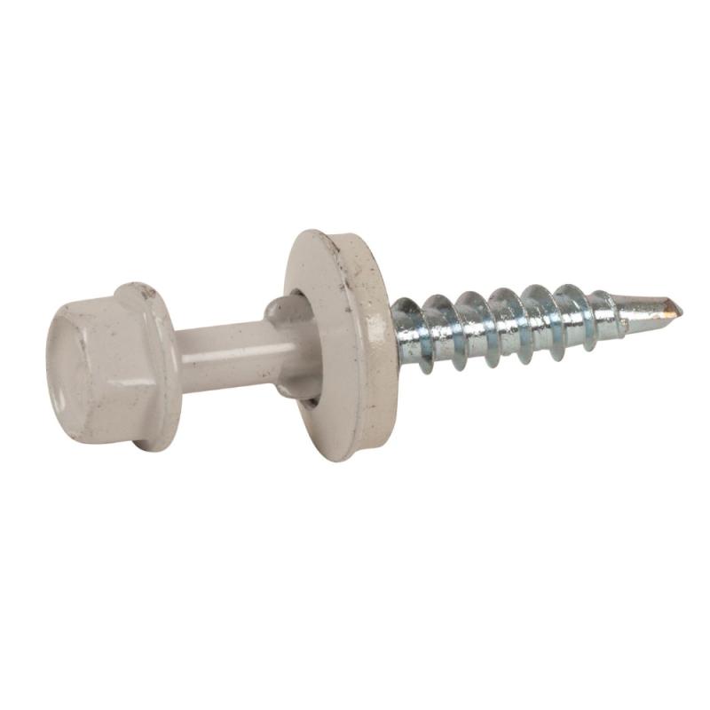 Landmandsskrue Med Borespids Vingerskive 4,8x35mm Opal Hvid 100stk Essve