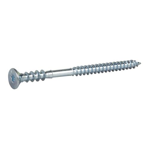 Frame Screw L Sharp Point TX25 6x90mm Bright Zinc C1 100pcs Essve