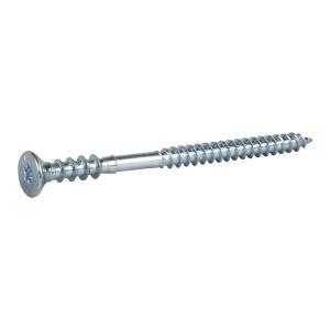 Frame Screw L Sharp Point TX25 6x90mm Bright Zinc C1 100pcs Essve