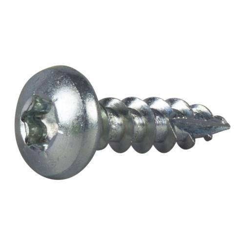 Träskruv Kullrigt Skalle Helgängad TX25 5x20mm Blankförzinkad C1 200st Essve