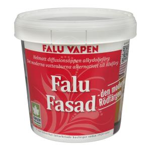 Facademaling 0,9L Break Base Klar Falu Vapen