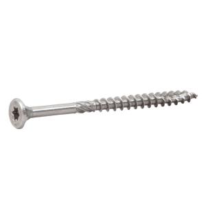 Träskruv Essdrive Försänkt Huvud Rostfri Syrafast A4 C5 5x70mm 10st Essve