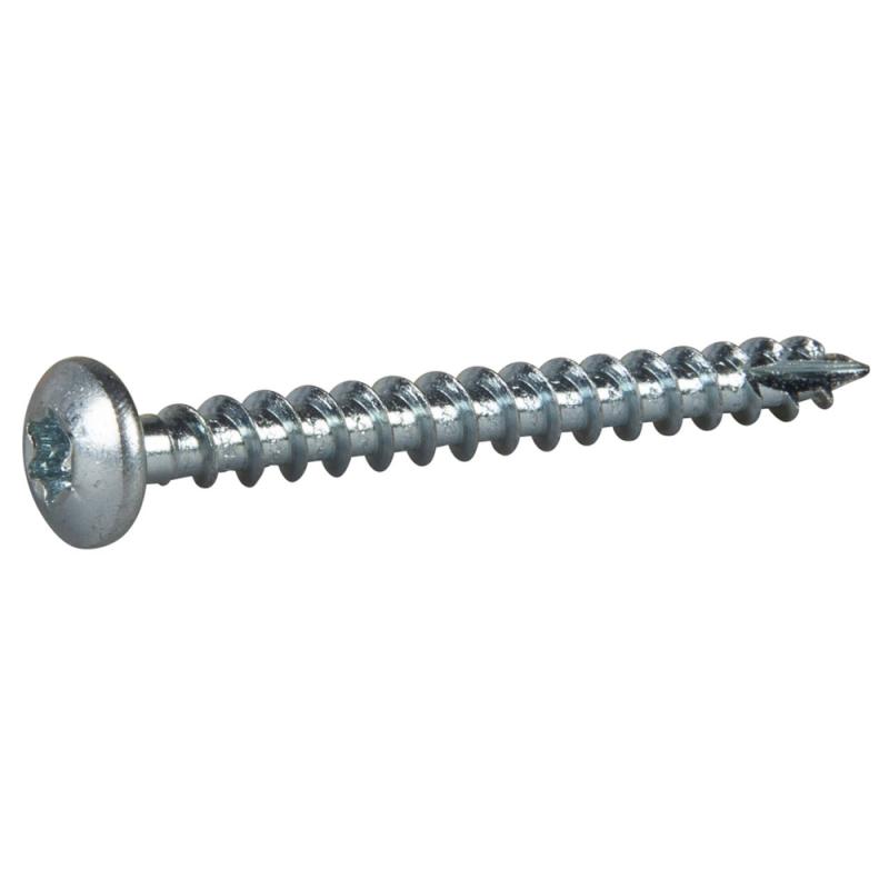 Træskrue Fuldgevind Forsænket Hoved 5x50mm FZB C1 200stk Essve