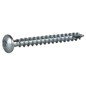 Träskruv Helgängad Kullrigt Huvud 5x50mm FZB C1 200st Essve