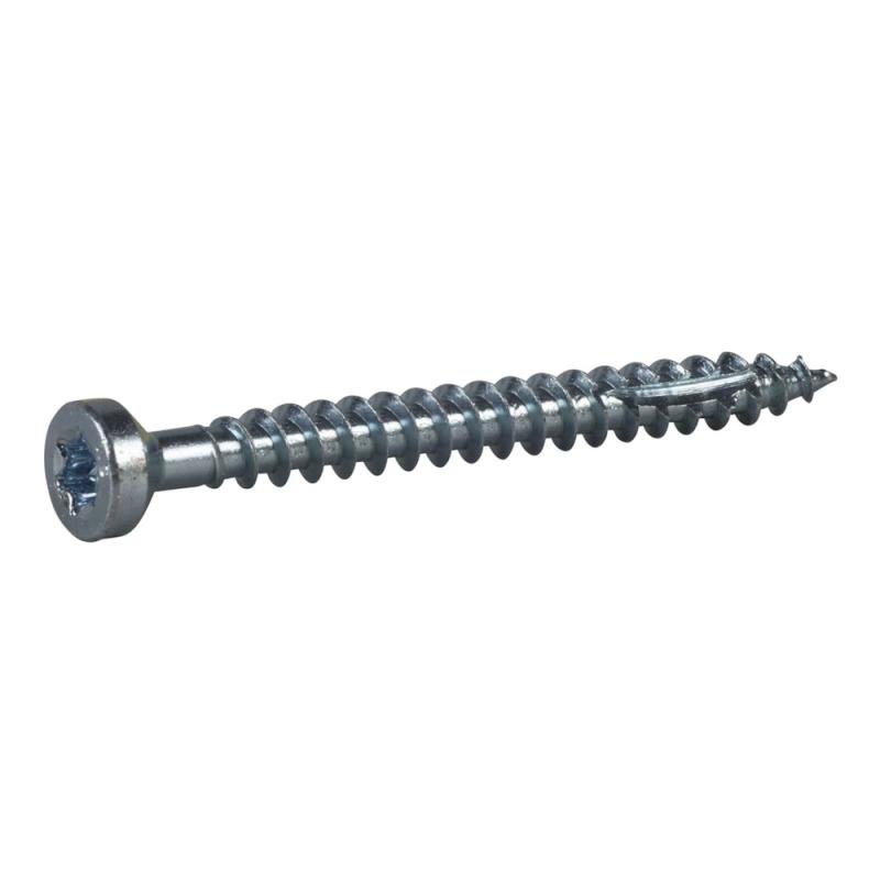 Træskrue Indu-Prog TX30 FS 6x65mm Elektrogalvaniseret FZB 100stk Essve