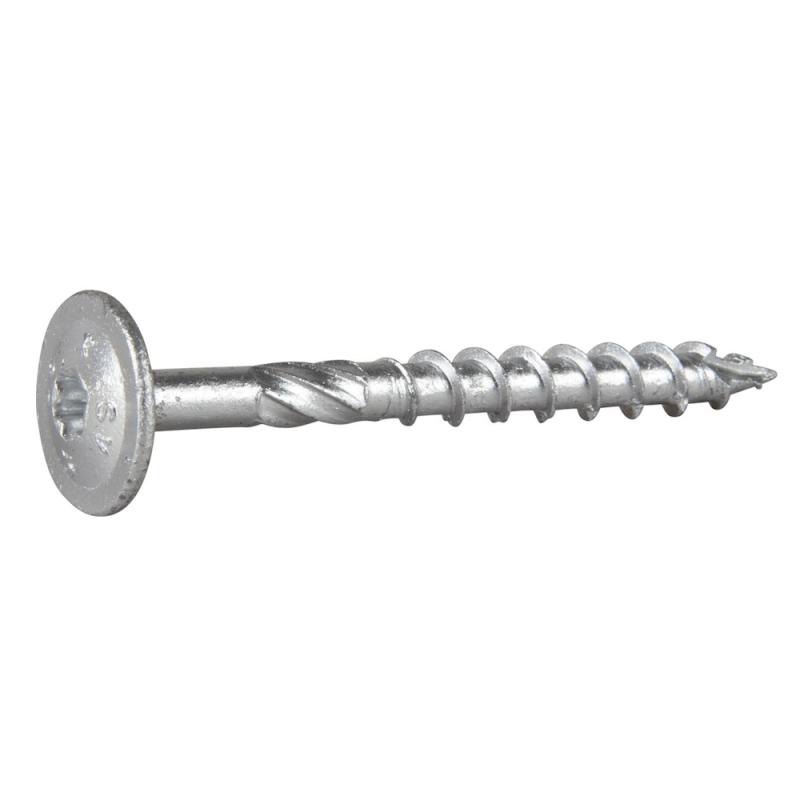 Konstruktionsskrue-W (WAF) Med Stort Hoved TX40 8x80mm Corrseal C4 50stk Essve