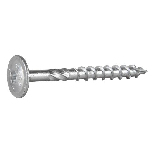 Konstruktionsskruv-W (WAF) Med Stort Huvud TX40 8x80mm Corrseal C4 50st Essve