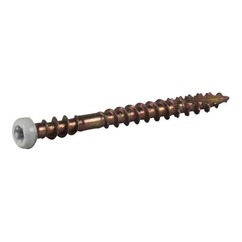 Indvendig Skrue TX10 3,9x42mm Hvidlakeret C2 20stk Essve