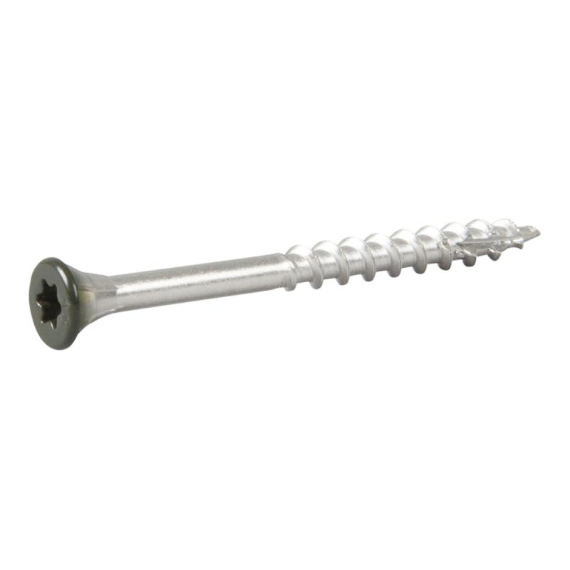 Facadeskrue TX20 4,4x52mm Rustfri/Syrefast A4 Sort 250stk Essve
