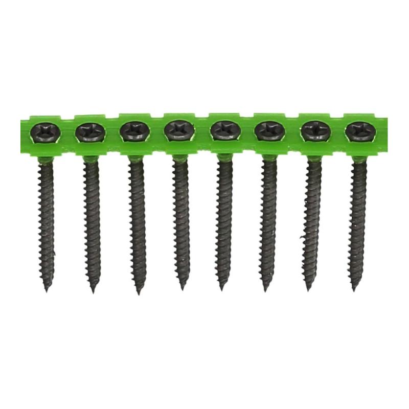 Båndspånplade Og Pladeskrue Til Træ-/Stålbjælker Fosfateret C1 3,9x45mm 1000stk Essve