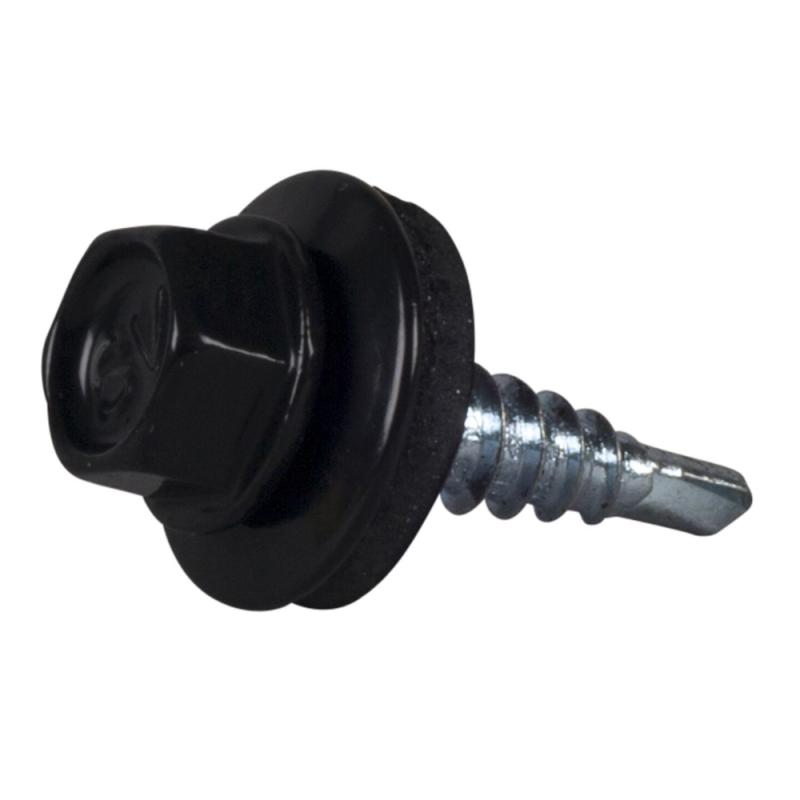 Farmer Skrue Med Borespids 4,8x20mm Sort 250stk Essve