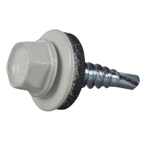 Farmer Skrue Med Borespids 4,8x20mm Hvid 250stk Essve