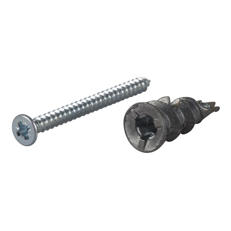 Gipsanker Driva Zink TF27 Inklusive Skrue PZ2 4,5x50mm 4stkx10pakke Essve