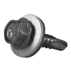 Byggepladeskrue Borespids Sekskant Marutex BRI RF 4,8x19mm Rustfrit Stål 250stk Essve