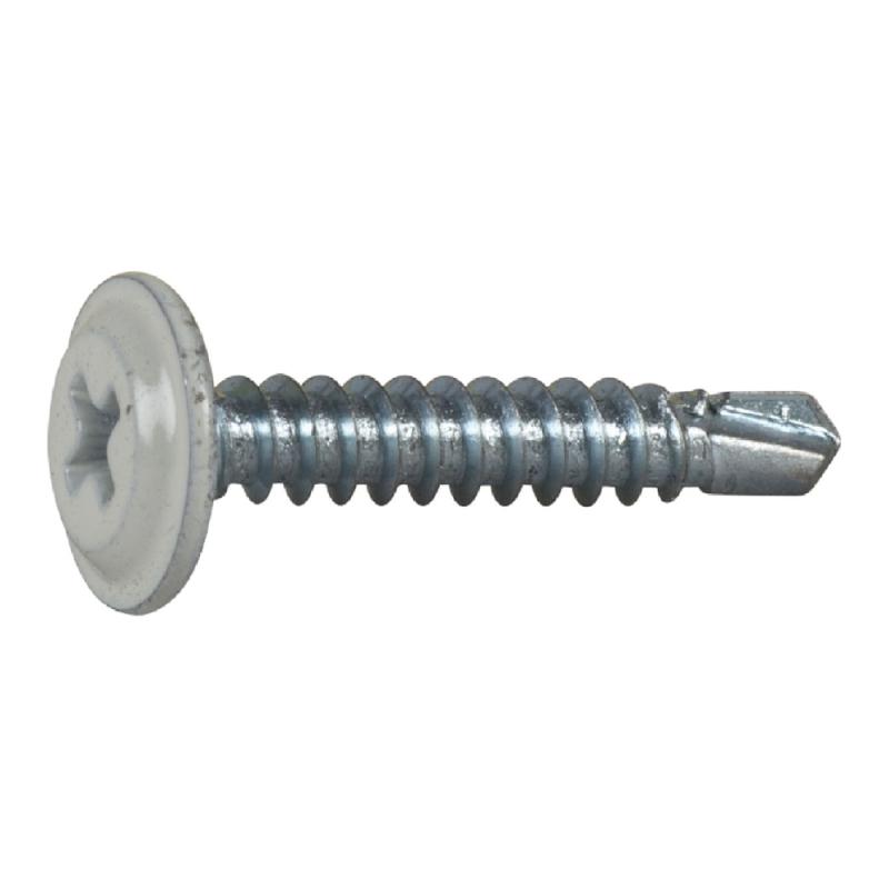 Monteringsskrue Med Borespids PH2 4,2x25mm Lakeret C2 Hvid 250stk Essve