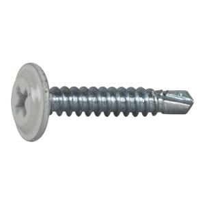 Mounting Screw With Drill Tip PH2 4.2x25mm Lacquered C2 White 250pcs Essve