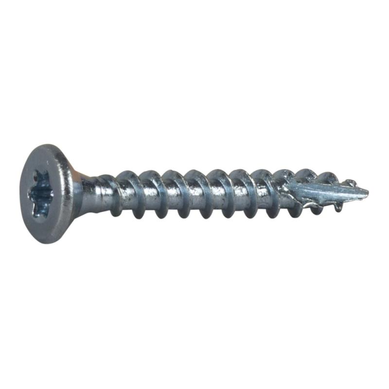 Træskrue Forsænket Hoved Fuldgevind TX20 4x30mm Blankforzinket C1 200stk Essve
