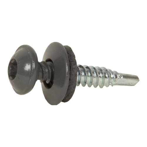 Mounting Screw Washer TX20 4.2x25mm Stainless C3 Grey RAL7011 100pcs Essve