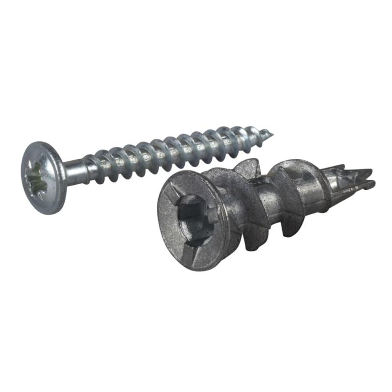 Gipsvægsanker Driva TP12 Inklusive Skrue PZ2 4,5x35mm Zink 100stk Essve